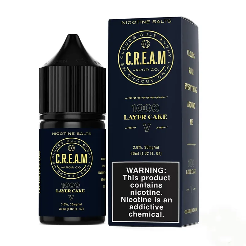 V 1000 Layer Cake - C.R.E.A.M Vapor Co. Salt 30mL