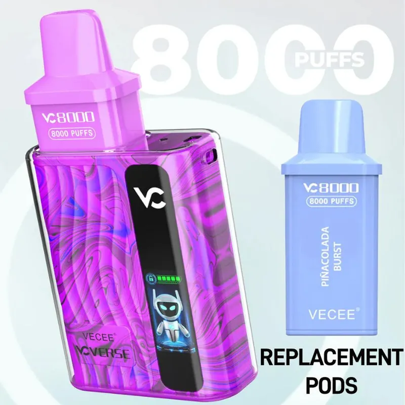 VECEE By Yocan 8000 Puffs Disposable Pod