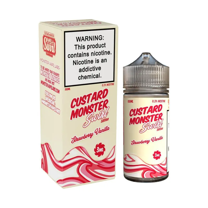 Strawberry Vanilla - Custard Monster Synthetic 100mL