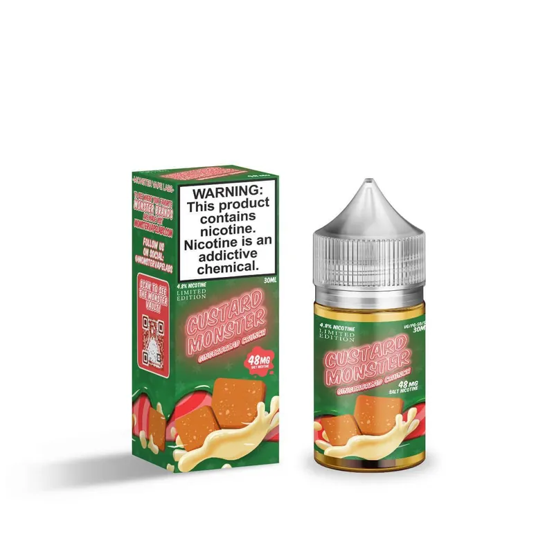 Gingerbread Crunch - Custard Monster Synthetic Salt 30mL