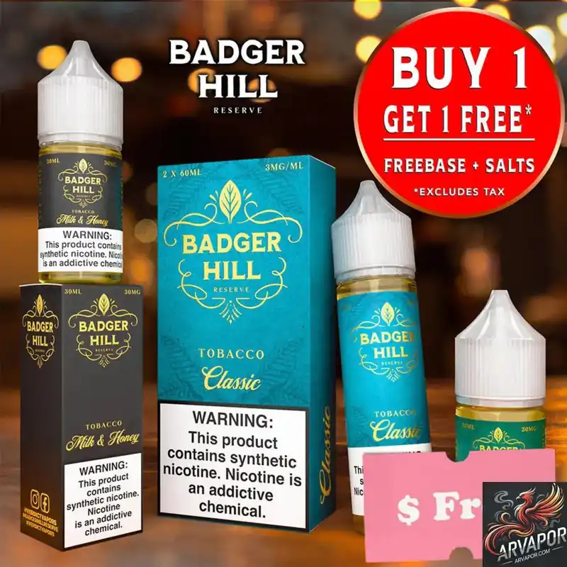American Way - Badger Hill Reserve Synthetic 120m (2 x 60ML) - arvapor.com