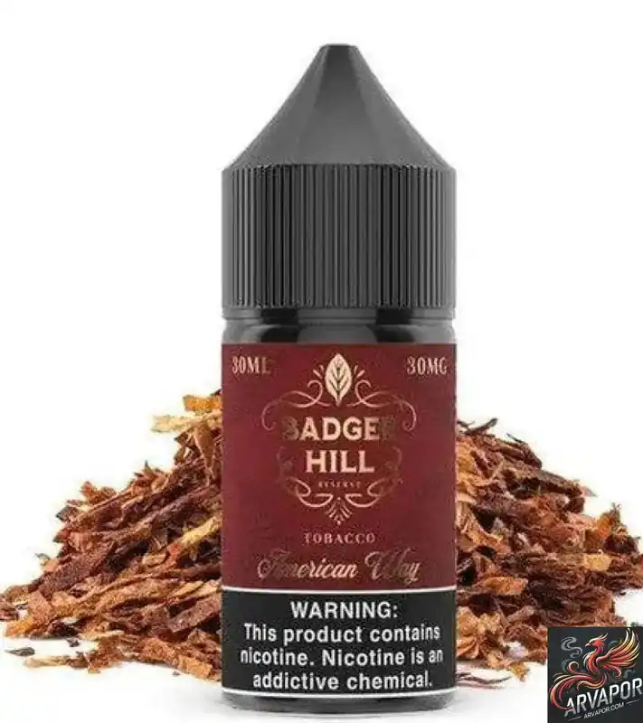 American Way - Badger Hill Reserve Synthetic Salt 30mL - arvapor.com