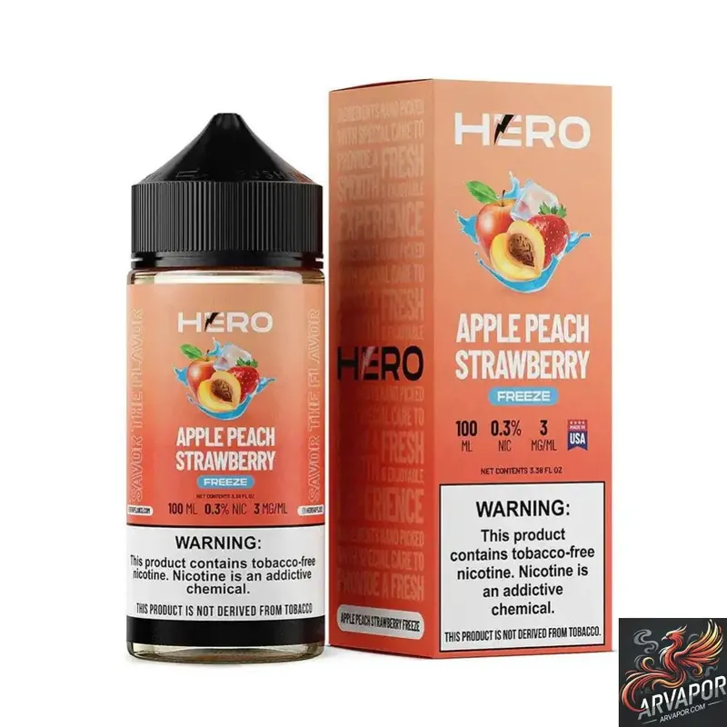 Apple Peach Strawberry Freeze - Hero 100mL arvapor.com