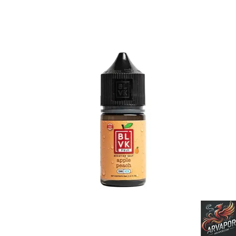 Apple Peach Ice - BLVK Fuji Salt 30mL -arvapor.com