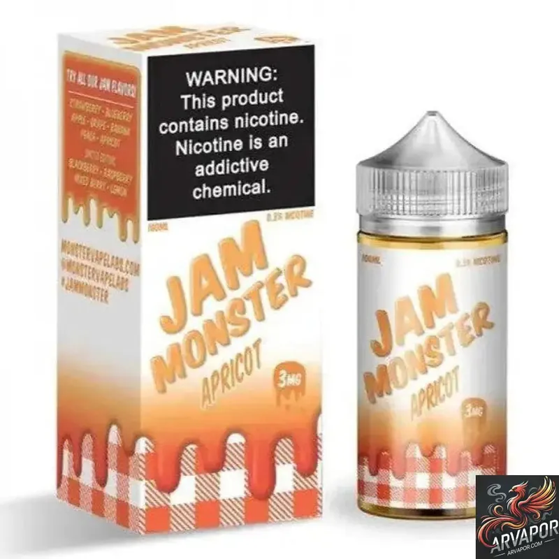 Apricot - Jam Monster Synthetic 100mL - arvapor.com