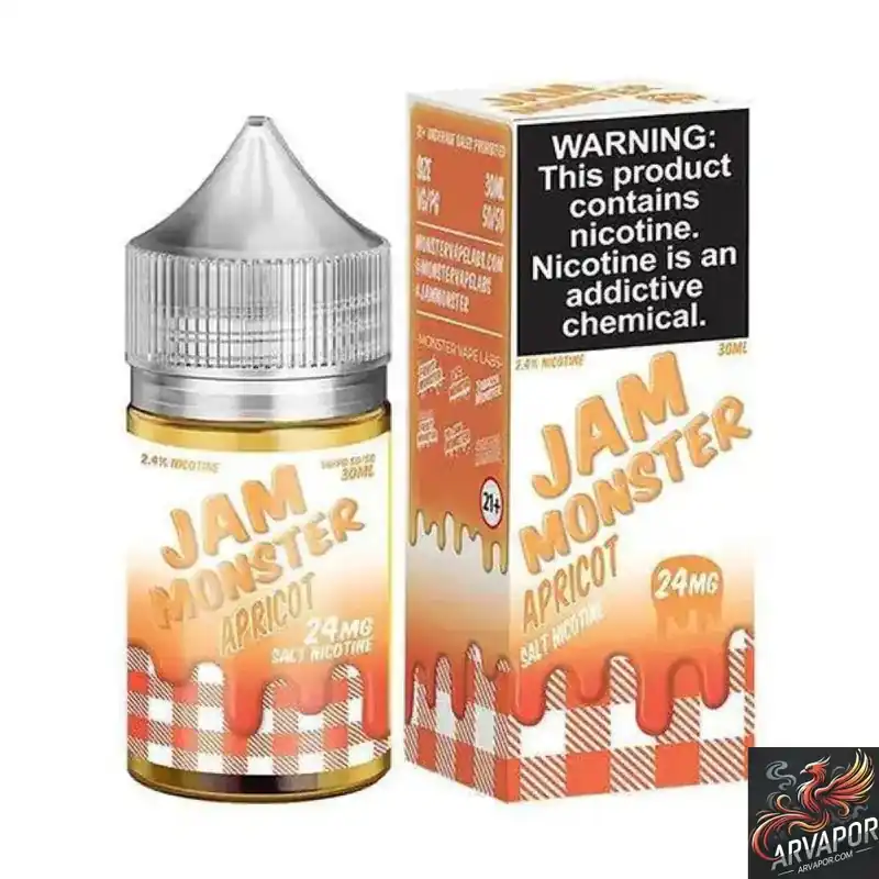 Apricot - Jam Monster Salt 30mL - arvapor.com
