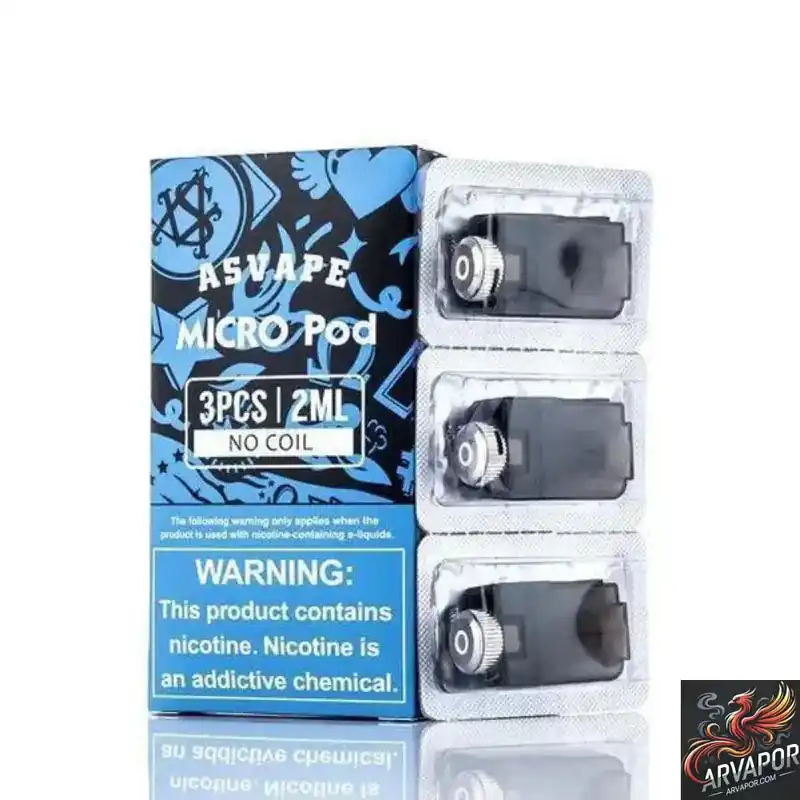 Asvape Micro Replacement Pods - arvapor.com