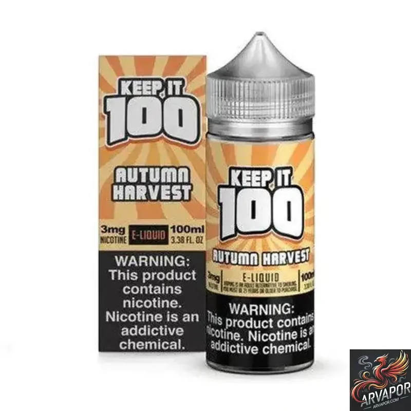 Autumn Harvest - Keep It 100 Synthetic 100mL - arvapor.com