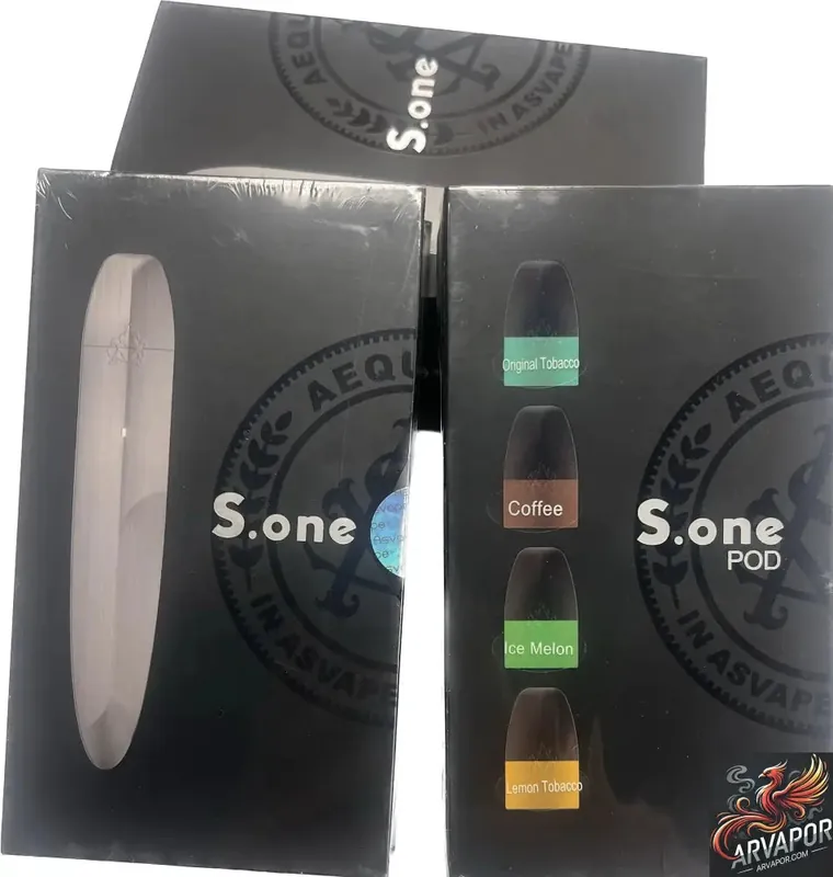 ASVAPE S.ONE POD KIT Battery + 4 Pods - arvapor.com