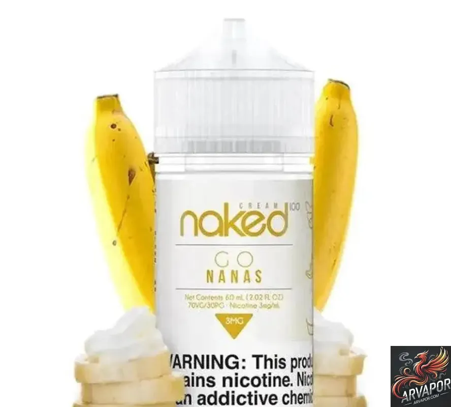 Banana - Naked 100 Cream 60mL - AR Vapor