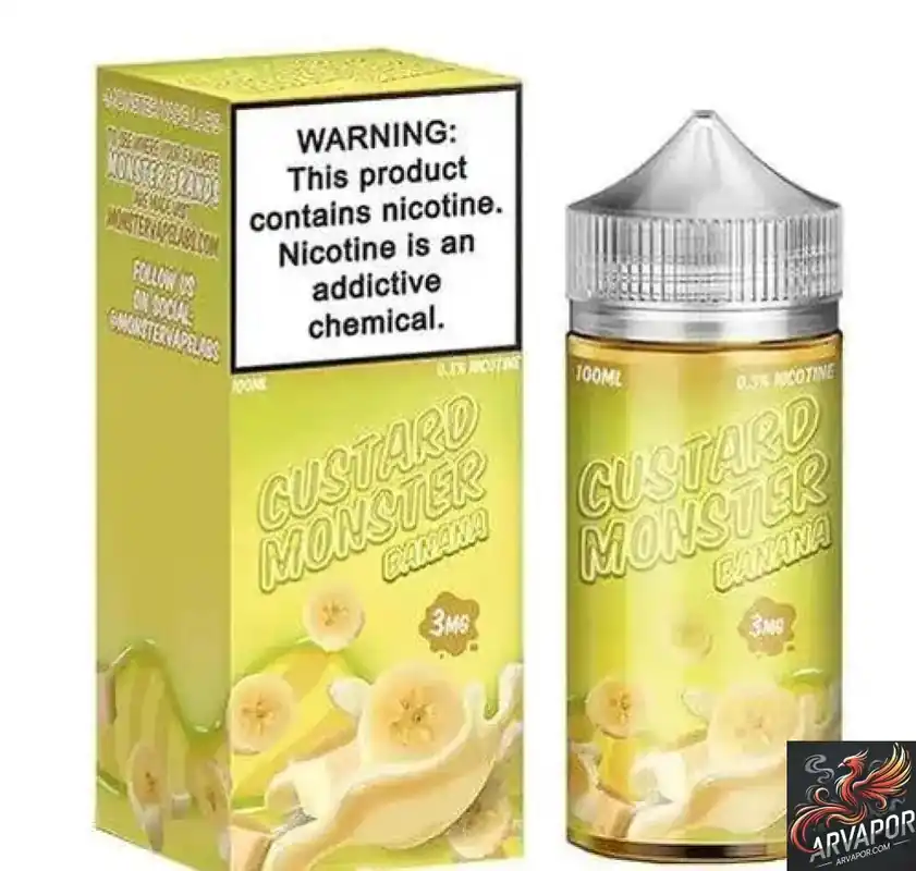 Banana - Custard Monster Synthetic 100mL - AR Vapor