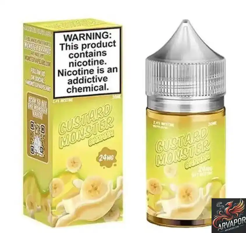 Banana - Custard Monster Synthetic Salt 30mL -AR Vapor