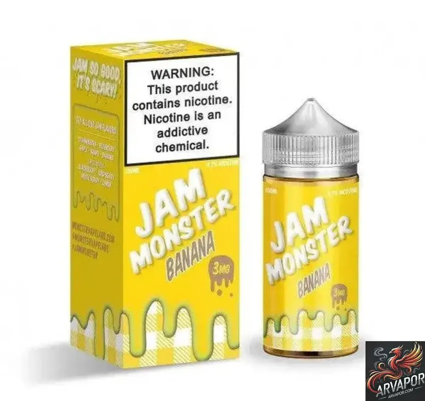 Banana - Jam Monster Synthetic 100mL - AR Vapor