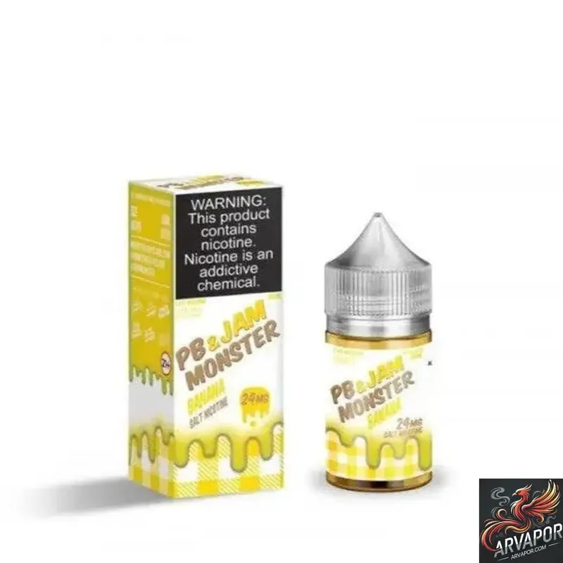 Banana - PB & Jam Monster Salt 30mL - AR Vapor