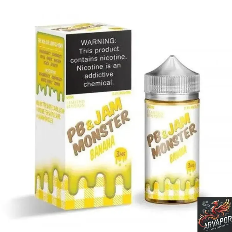 Banana - PB & Jam Monster 100mL - AR Vapor