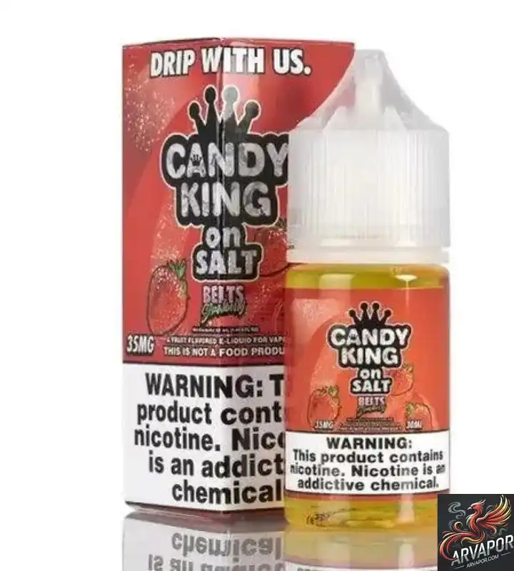 Belts Strawberry - Candy King On Salt Syn 30mL - AR Vapor