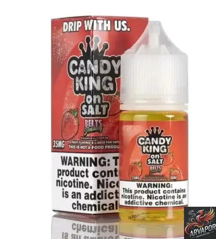 Belts Strawberry - Candy King On Salt 30mL - AR Vapor