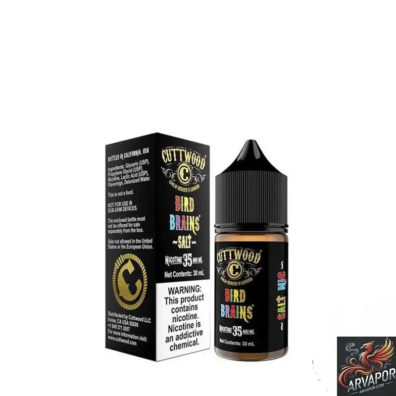 Bird Brains - Cuttwood Salt Nic 30mL - arvapor.com