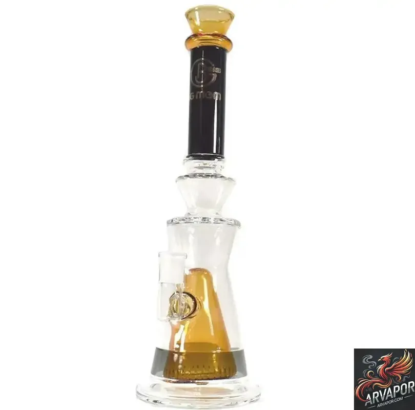 Big B Mom Glass Water Pipe With Showerhead Pyramid Perc - arvapor.com