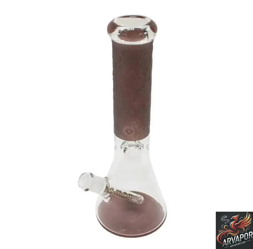 Big B Mom Glass Monogram Design Water Pipe - arvapor.com