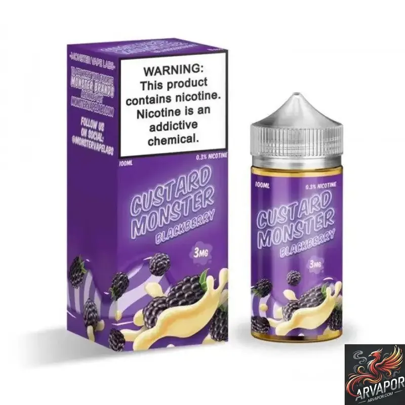 Blackberry - Custard Monster Synthetic 100mL