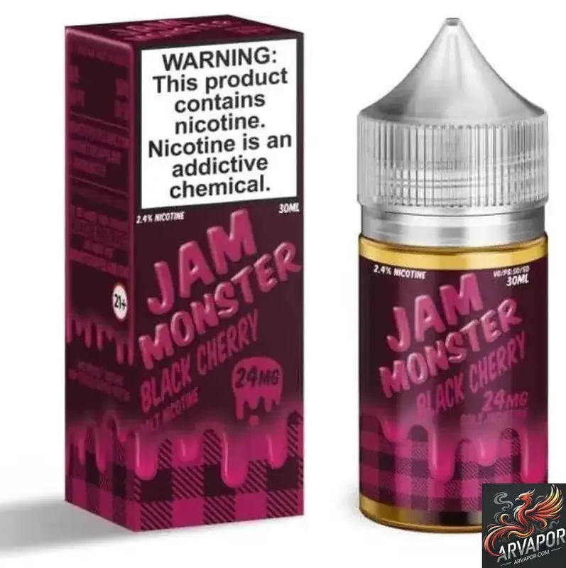 Black Cherry - Jam Monster Salt 30mL - - arvapor.com