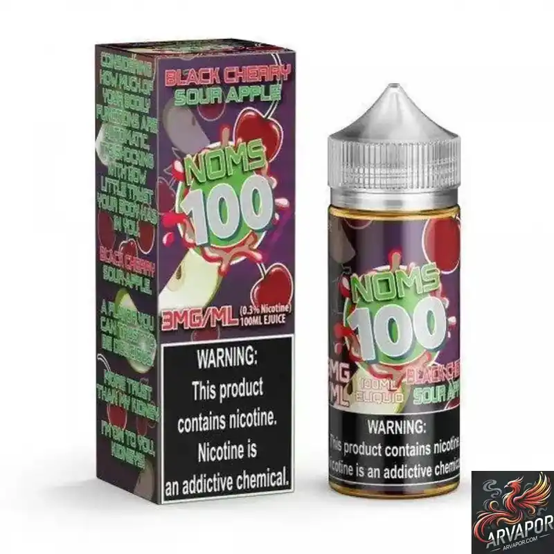 Black Cherry Sour Apple - NOMS 100 E-Liquid 100ml