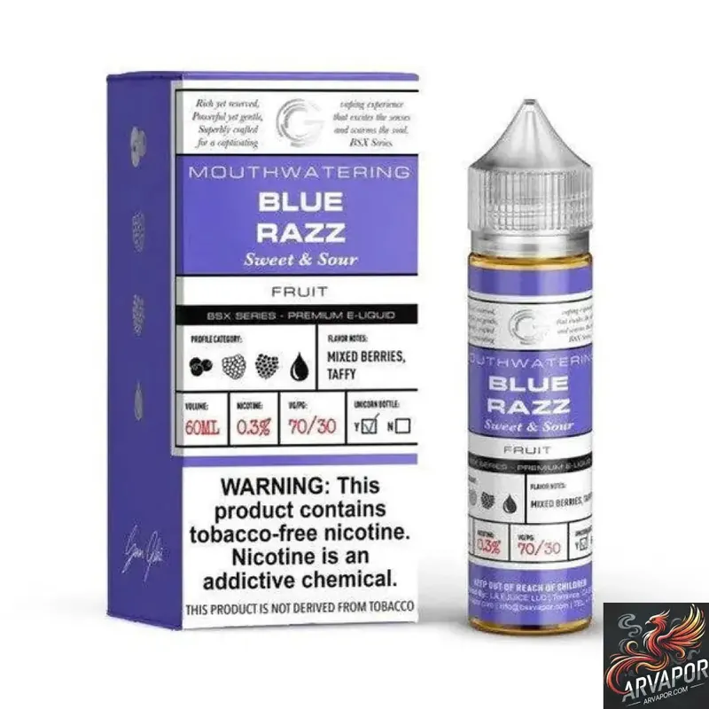 Blue Razz - BSX Series Glas Vapor 60mL