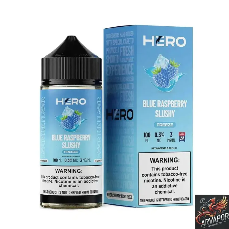 Blue Raspberry Slushy Freeze - Hero 100mL
