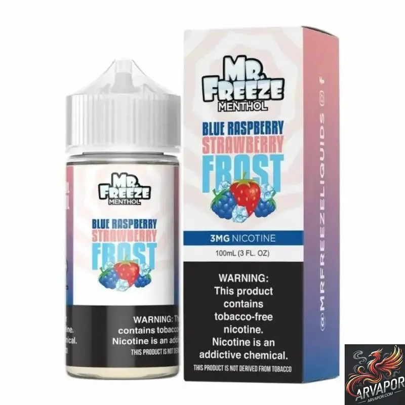 Blue Raspberry Strawberry Frost - Mr. Freeze Menthol 100mL