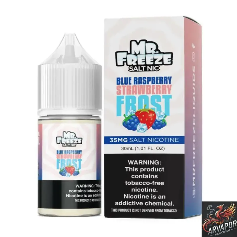 Blue Raspberry Strawberry Frost - Mr. Freeze Salt 30mL