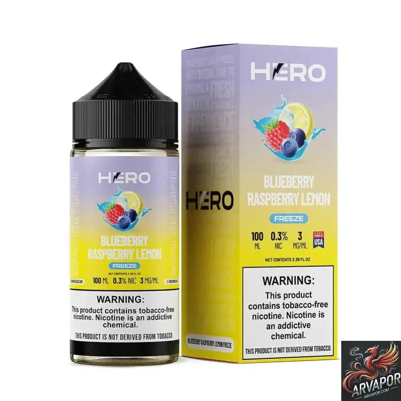 Blueberry Raspberry Lemon Freeze - Hero 100mL