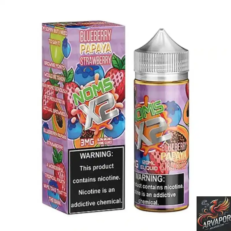 Blueberry Papaya Strawberry - Noms X2 E-Liquid 120mL
