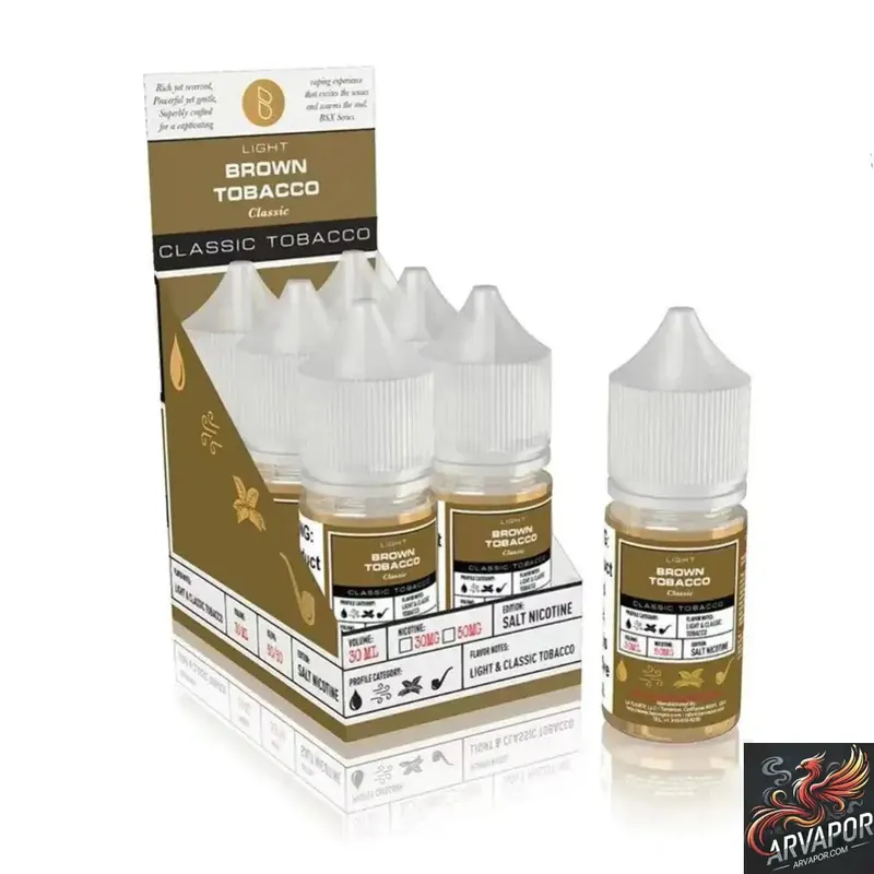 Brown Tobacco - BSX Series Glas Salt TFN 30mL