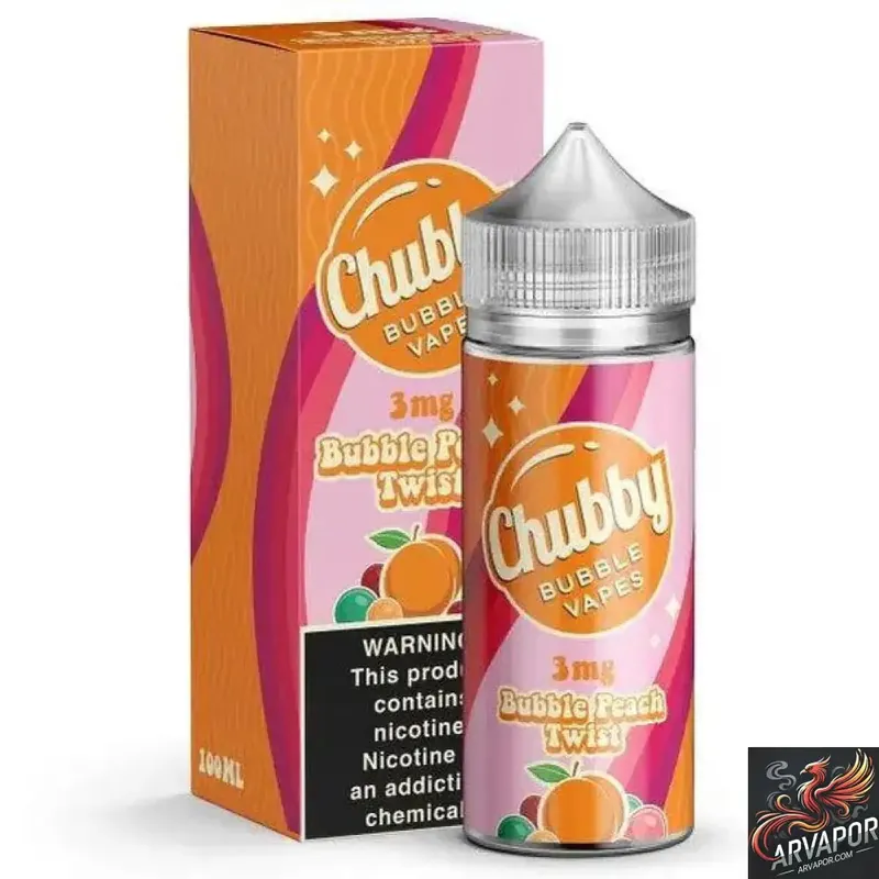 Bubble Peach Twist - Chubby Bubble Vapes 100mL
