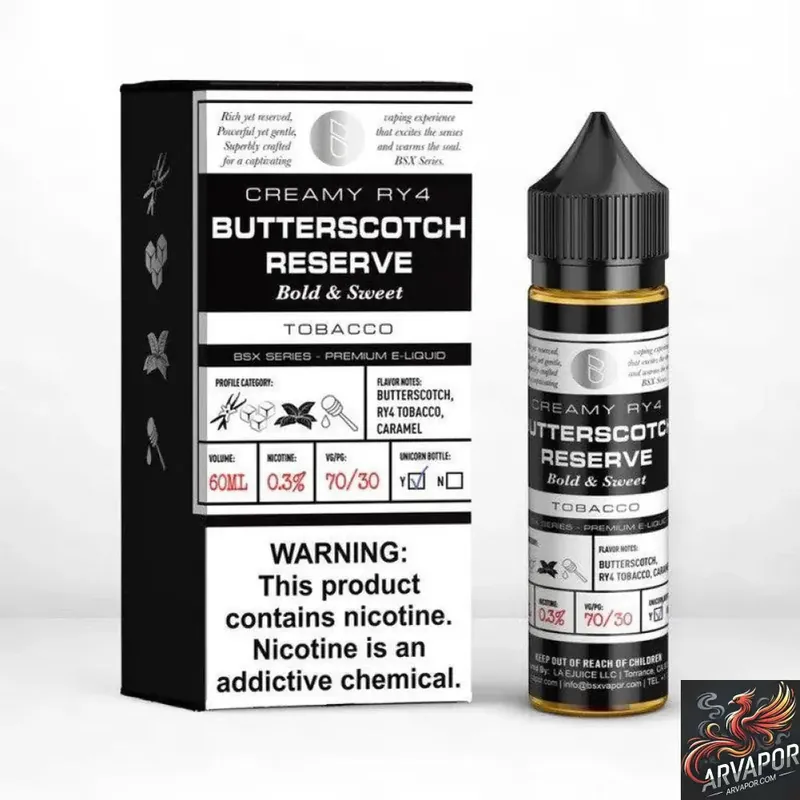 Butterscotch Reserve - BSX Series Glas Vapor 60mL