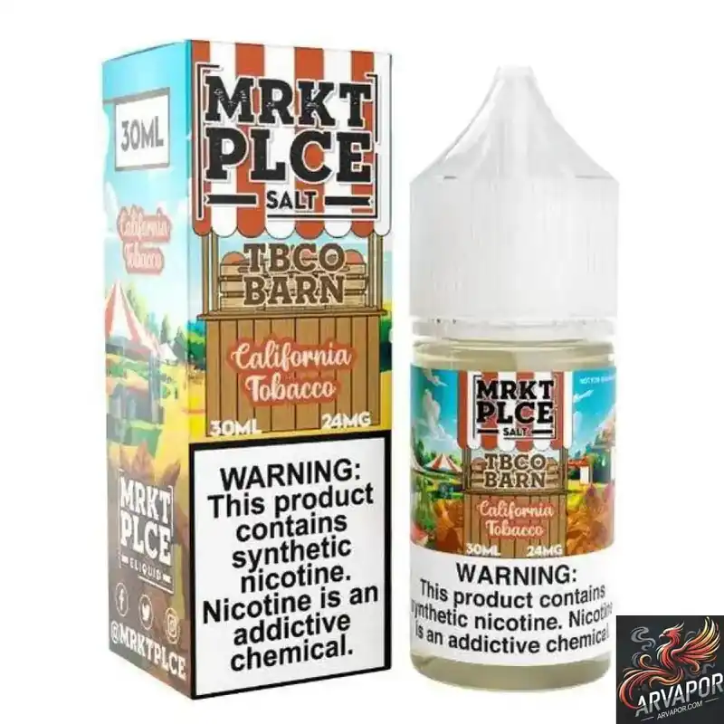 California Tobacco - TBCO Barn - MRKTPLCE Syn Salt 30mL
