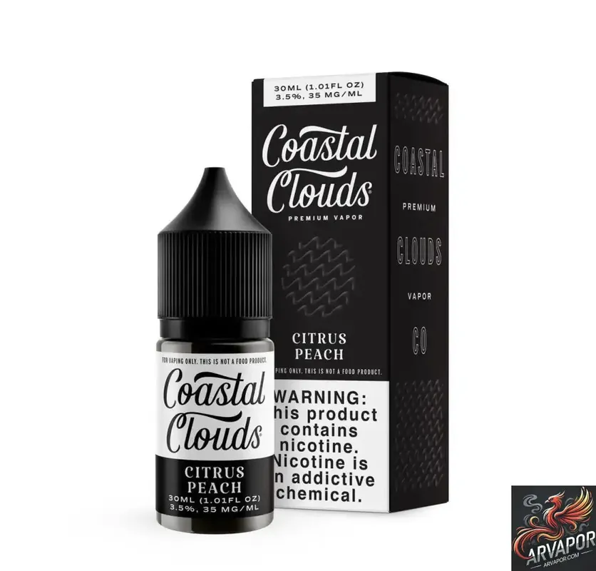Citrus Peach - Coastal Clouds Co. Salt 30mL