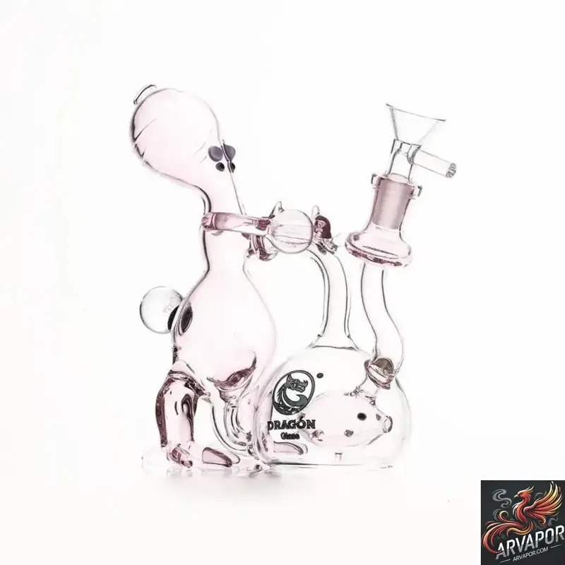 Dragon Glass Creature Body Design Water Pipe