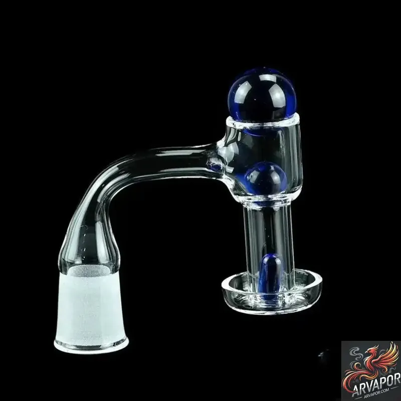 Dragon Glass Quartz Banger With 3 Terp Pearls