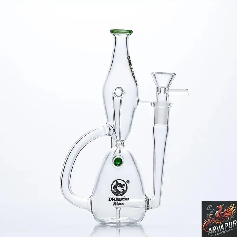 Dragon Glass Recycler Style Mini Water Pipe