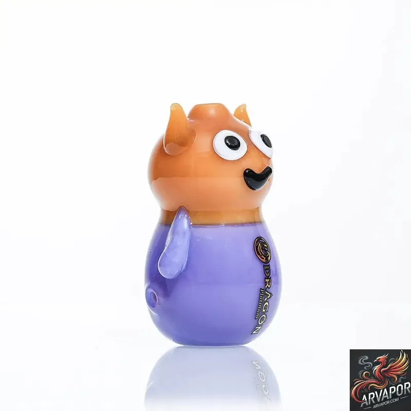 Dragon Platinum Allien Glass Hand Pipe - Dragon Glass