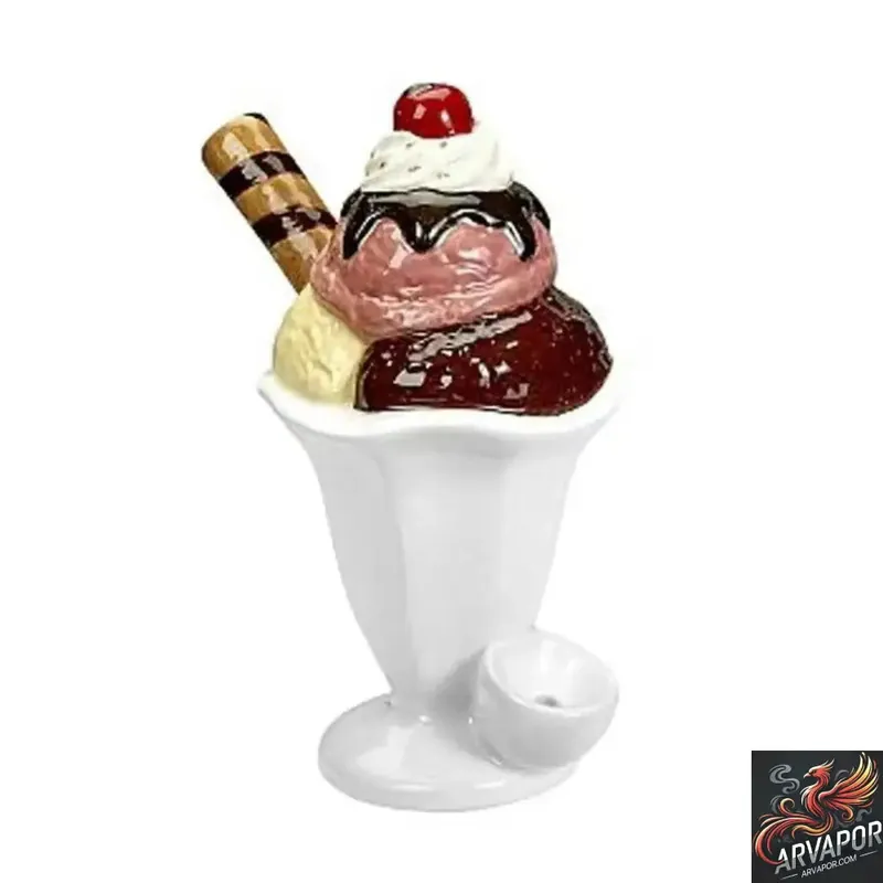 Fashioncraft Ice Cream Sundae Ceramic Pipe
