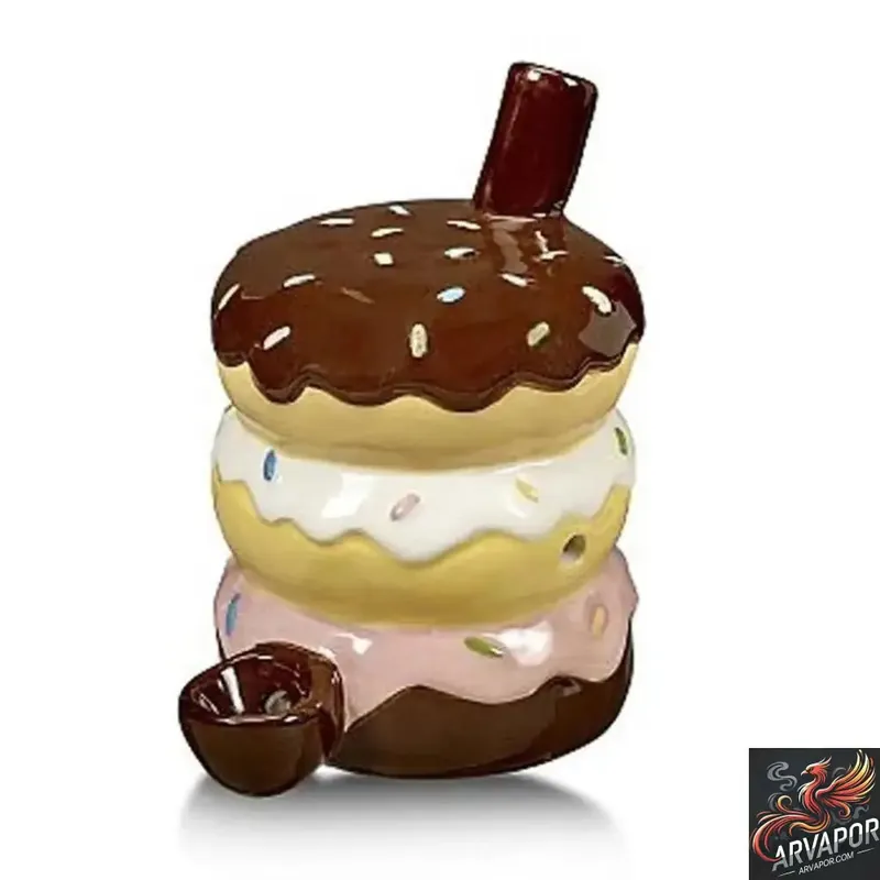 Fashioncraft Donut Ceramic Pipe
