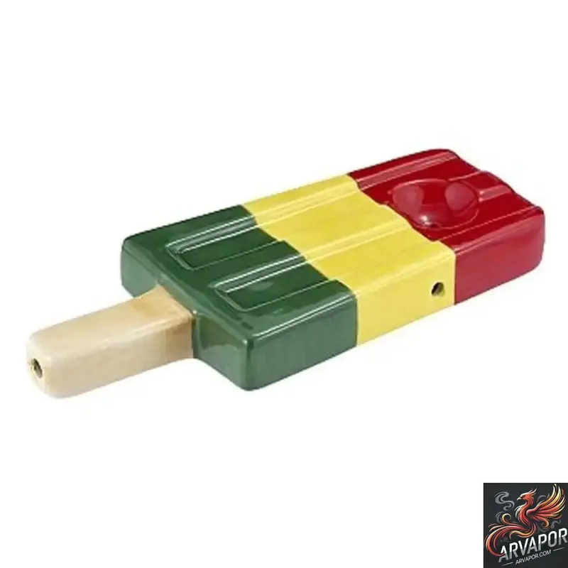 Fashioncraft Rasta Ice Pop Ceramic Pipe