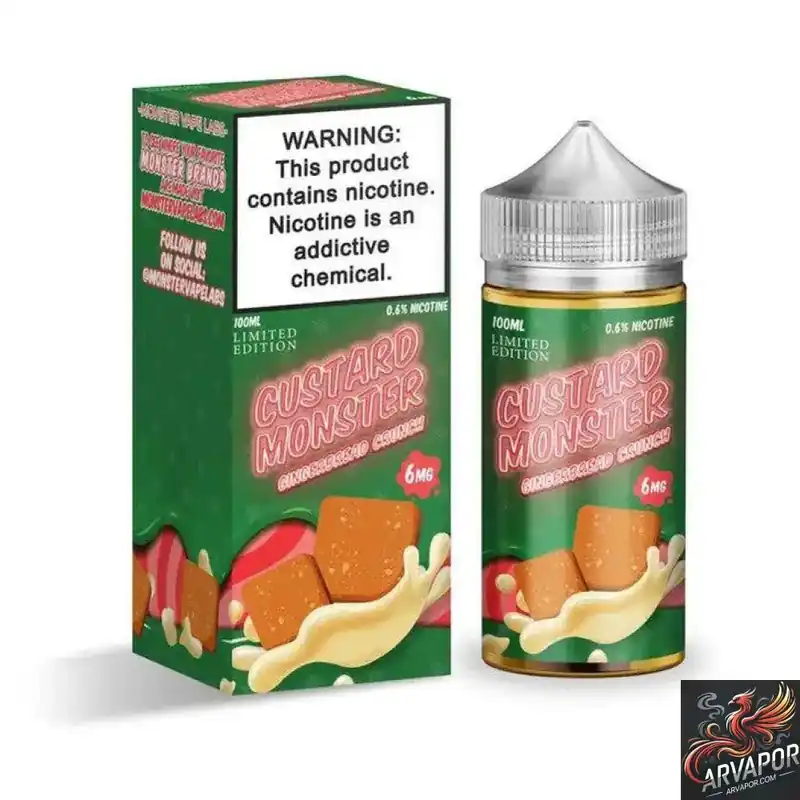 Gingerbread Crunch - Custard Monster Synthetic 100mL