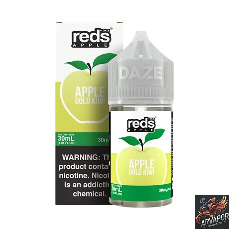 Gold Kiwi - Reds Apple Salt - 7 Daze 30mL