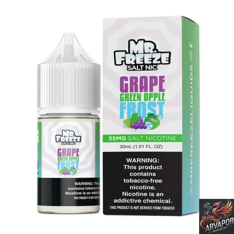 Grape Green Apple Frost - Mr. Freeze Salts Nic 30mL