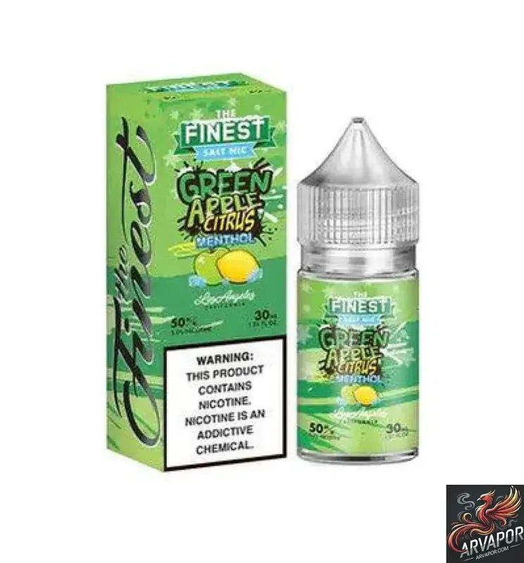 Green Apple Citrus Menthol - The Finest Salt nic Series 30mL