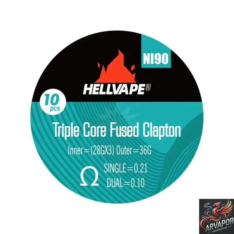 Hellvape Pre-Built Clapton Coils (10 pack)